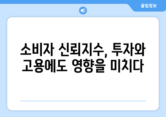 소비자 신뢰지수와 경제의 관계